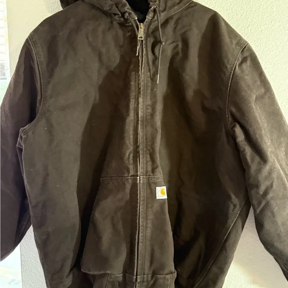 Carhartt Men's Dark Brown Bomber Jacket #14806 - Picture 2 of 6